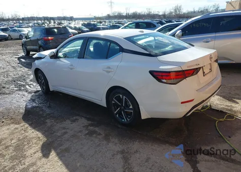 2025 Nissan Sentra Sv from USA, damaged, VIN 3N1AB8CV1SY400021